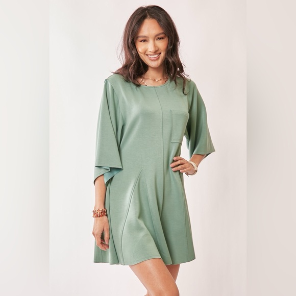 Elegant Green Tied Skirt Romper